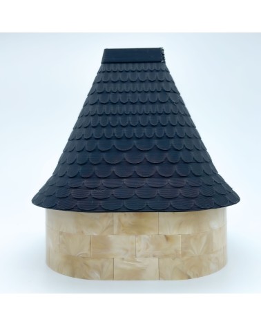 Big Almena Oval Roof Δ NG CASTILLOS Modello ♥ JUGUETE Blocchi di plastica