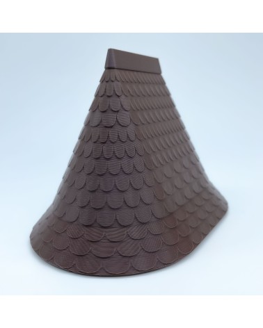 Big Almena Oval Roof Δ NG CASTILLOS Modello ♥ JUGUETE Blocchi di plastica