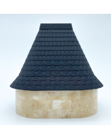 Big Almena Oval Roof Δ NG CASTILLOS Modèle ♥ JUGUETE Plastiques blocs