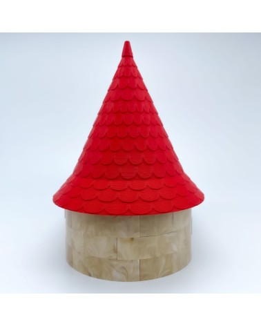Big Almena Oval Roof Δ NG CASTILLOS Modello ♥ JUGUETE Blocchi di plastica
