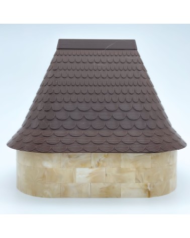 Big Almena Oval Roof Δ NG CASTILLOS Model ♥ JUGUETE Plastic Blocks