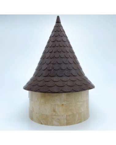 Big Almena Oval Roof Δ NG CASTILLOS Modèle ♥ JUGUETE Plastiques blocs