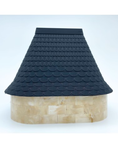 Große Almena Oval Dach Δ NG CASTILLOS Modell ♥ JUGUETE Kunststoffblöcke