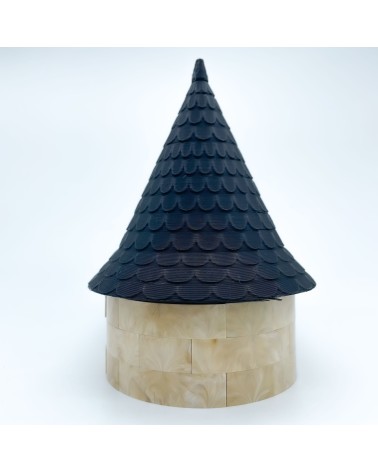 Big Almena Oval Roof Δ NG CASTILLOS Modèle ♥ JUGUETE Plastiques blocs