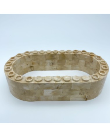 Big Almena Oval Roof Δ NG CASTILLOS Model ♥ JUGUETE Plastic Blocks