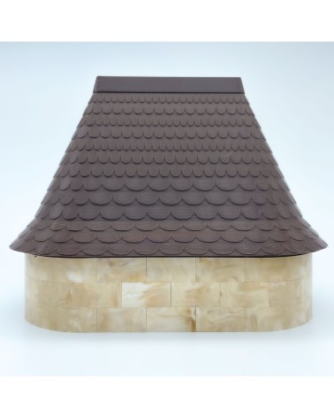 Big Almena Oval Roof Δ NG CASTILLOS Model ♥ JUGUETE Plastic Blocks