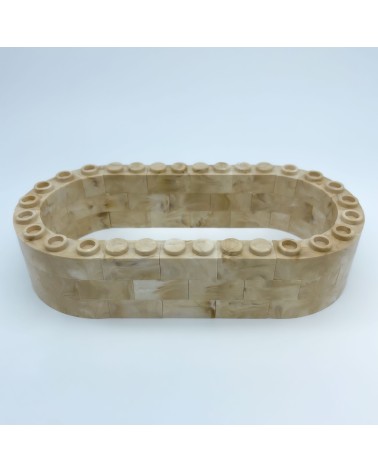 Big Almena Oval Roof Δ NG CASTILLOS Model ♥ JUGUETE Plastic Blocks