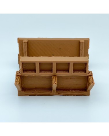 Open Wood Balcony 日本語 JUGUETE Plastic Blocks