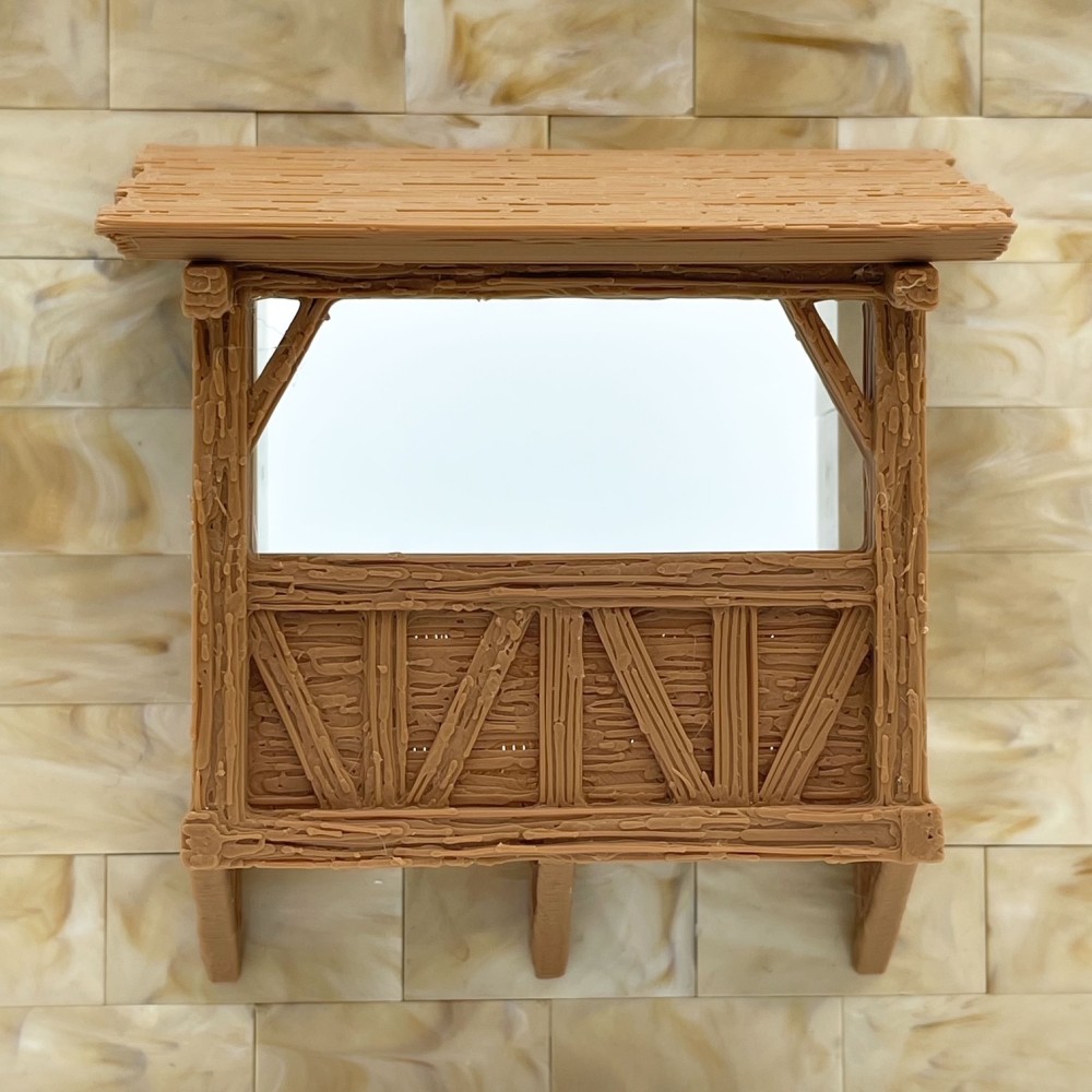 Balcón Madera Abierto | Maqueta NG CASTILLOS | JUGUETE bloques plástico