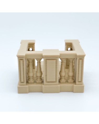 Schmaler Balkon mit Balustraden |NG CASTLES-Modell |SPIELZEUG Kunststoffblöcke