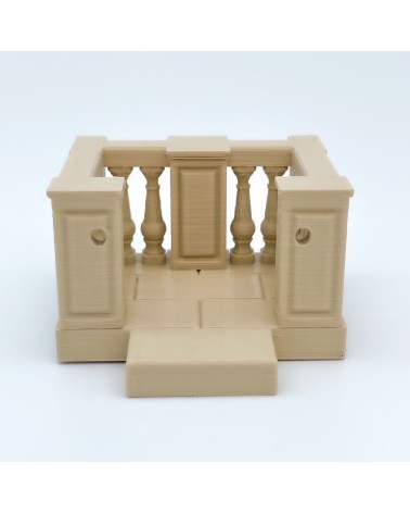 Balcón Balaustrado Estrecho | Maqueta NG CASTILLOS | JUGUETE bloques plástico