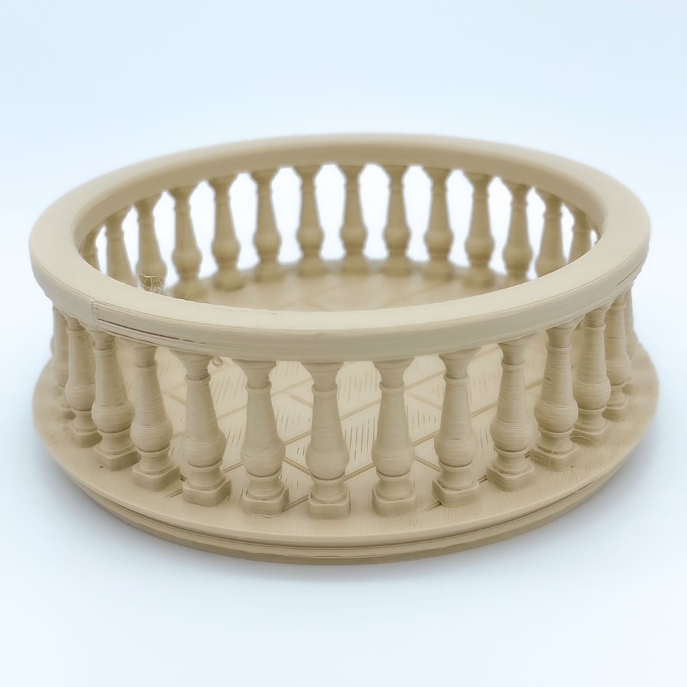 Grande balcone merlato |Modello NG CASTELLI |Blocchi di plastica GIOCATTOLO