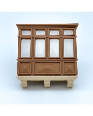 Glas Holz Galerie |NG CASTLES-Modell |SPIELZEUG Kunststoffblöcke