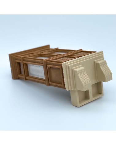 Galería de Madera Acristalada  | Maqueta NG CASTILLOS | JUGUETE bloques plástico