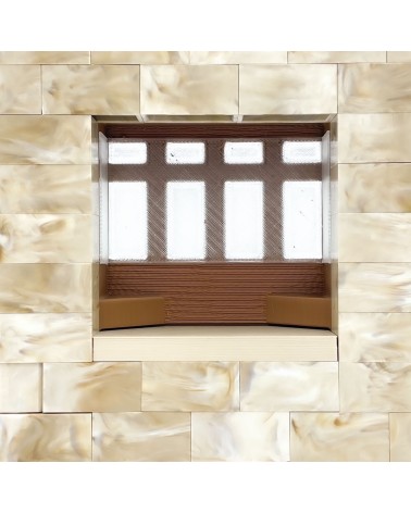 Glas Holz Galerie |NG CASTLES-Modell |SPIELZEUG Kunststoffblöcke