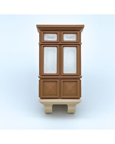 Glas Holz Galerie |NG CASTLES-Modell |SPIELZEUG Kunststoffblöcke