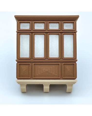 Galería de Madera Acristalada  | Maqueta NG CASTILLOS | JUGUETE bloques plástico