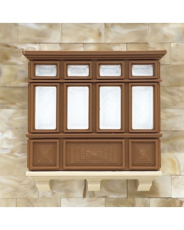 Galleria di legno Δ NG CASTILLOS Modello Δ JUGUETE Blocchi di plastica