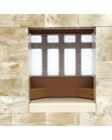 Galleria di legno Δ NG CASTILLOS Modello Δ JUGUETE Blocchi di plastica