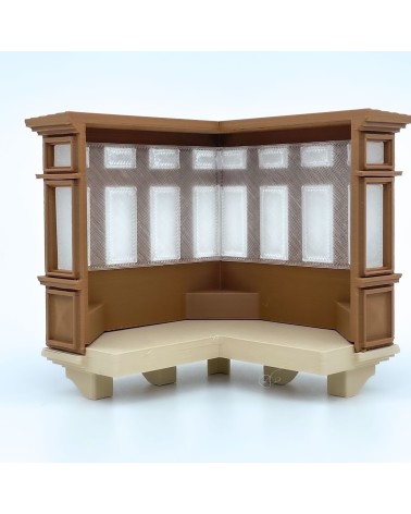 Galería de Madera Acristalada  | Maqueta NG CASTILLOS | JUGUETE bloques plástico