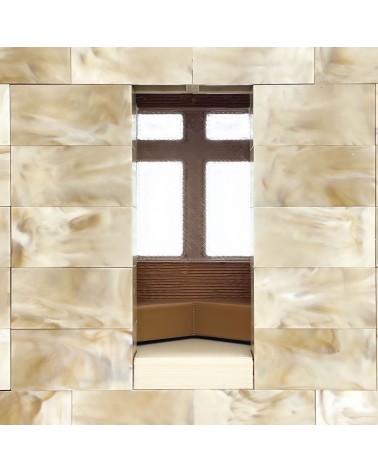 Glas Holz Galerie |NG CASTLES-Modell |SPIELZEUG Kunststoffblöcke