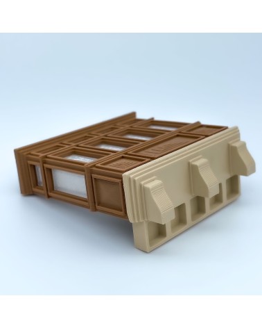 Galería de Madera Acristalada  | Maqueta NG CASTILLOS | JUGUETE bloques plástico