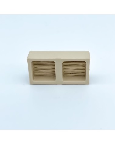 Plaque 2x1 avec 1 point dentelle centré Δ NG Modèle CASTILLOS Δ JUGUETE blocs plastiques