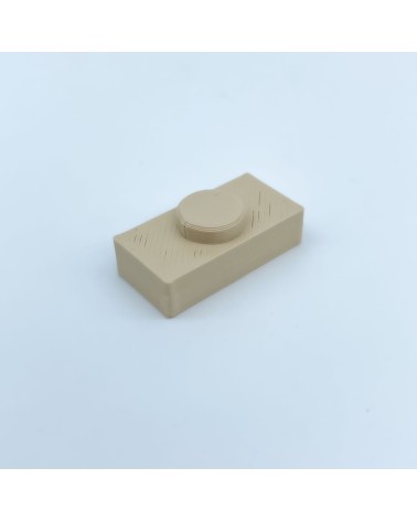 Plaque 2x1 avec 1 point dentelle centré Δ NG Modèle CASTILLOS Δ JUGUETE blocs plastiques