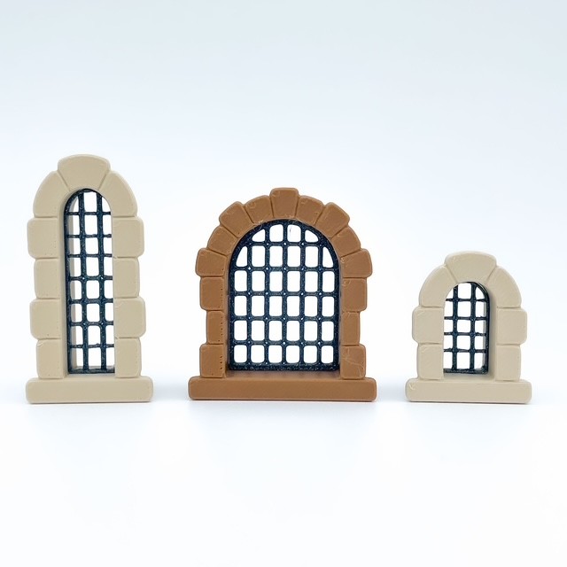 Romanesque classic window for arc ng | Mockup NG Castles | Plastic blocks toy