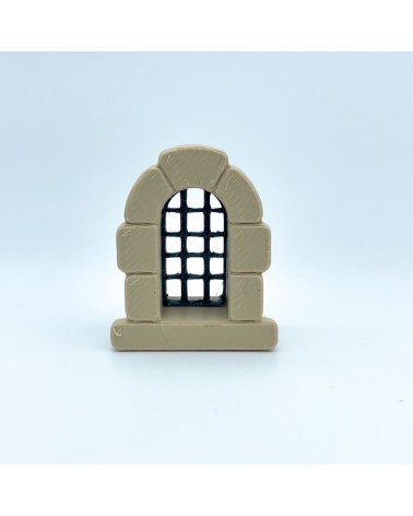 Fenêtre classique romane pour arc ng | Maquette NG Castles | Blocs en plastique jouet