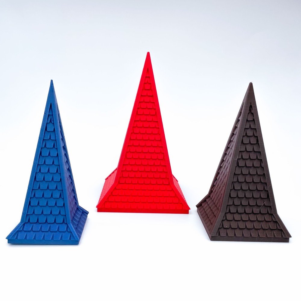 Toit pyramidal sans fenêtre | Concevoir et construire des bâtiments illimités