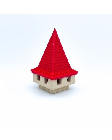 Square Almena avec toit pyramidal | Concevoir et construire des bâtiments illimités