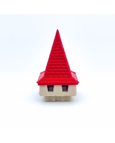 Square Almena mit Pyramidendach | Entwerfen und bauen Sie unbegrenzte Gebäude