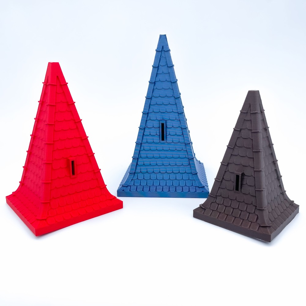 Pyramidal roof with window | Design and build unlimited buildings