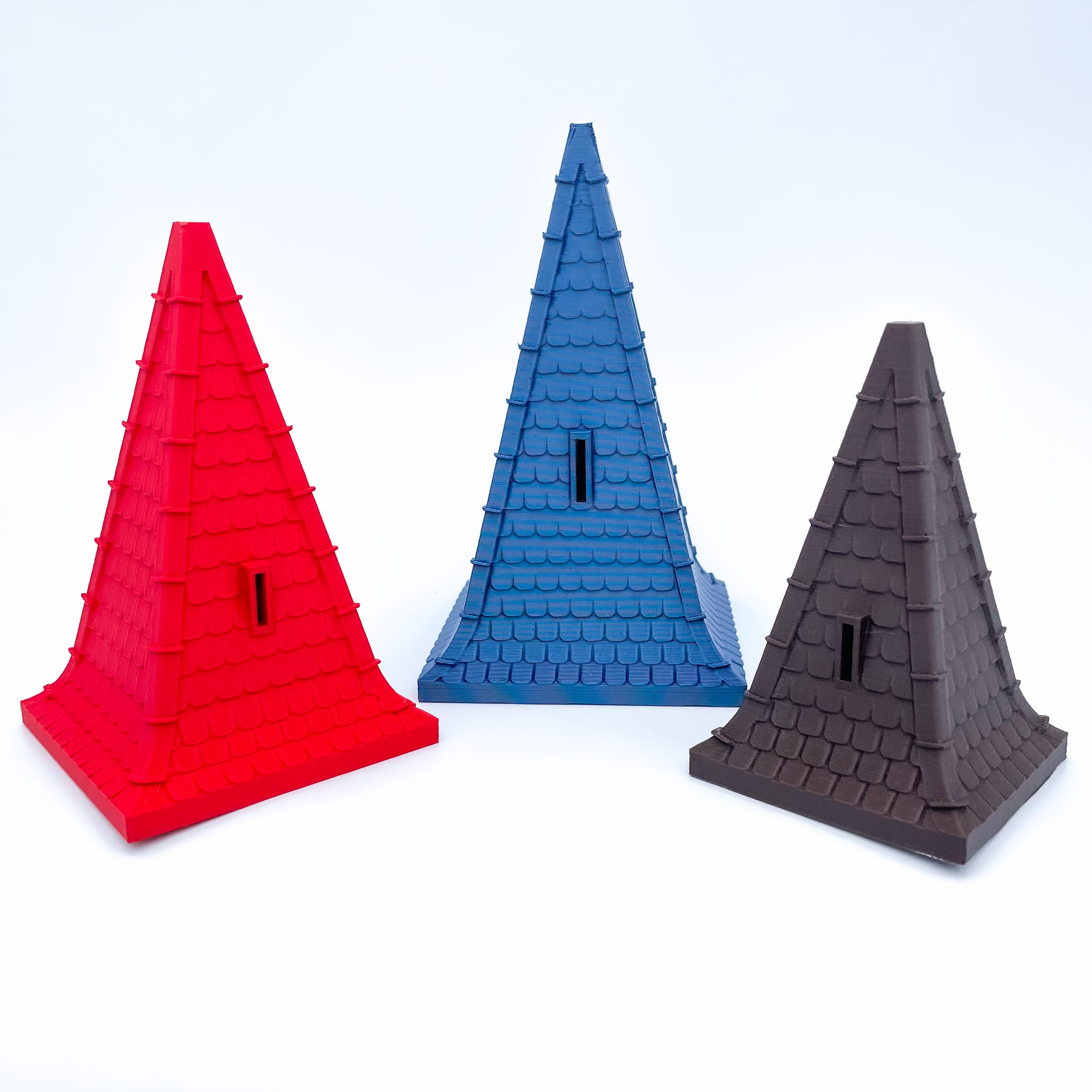 Pyramidal roof with window | Design and build unlimited buildings