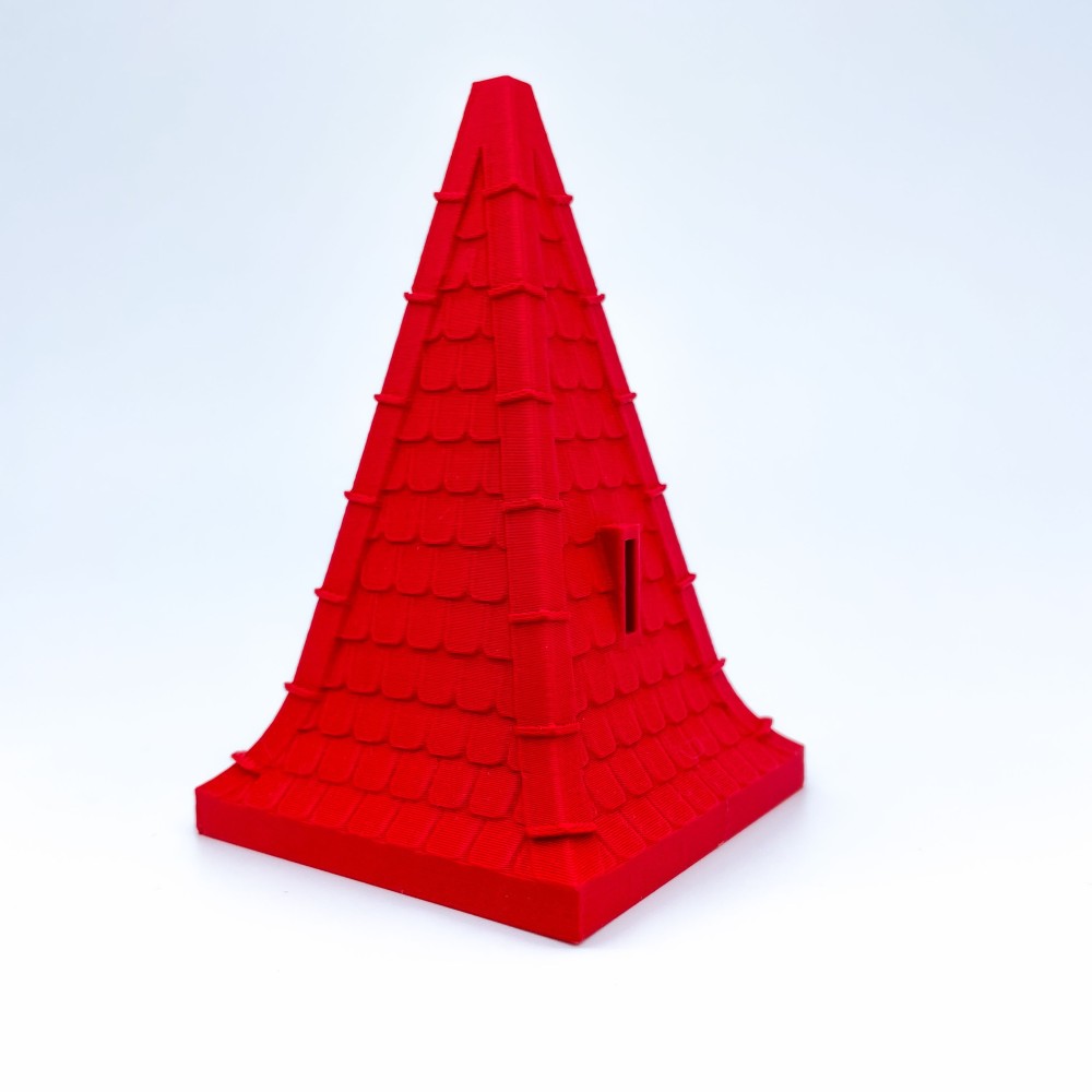 Pyramidendach mit Fenster | Entwerfen und bauen Sie unbegrenzte Gebäude