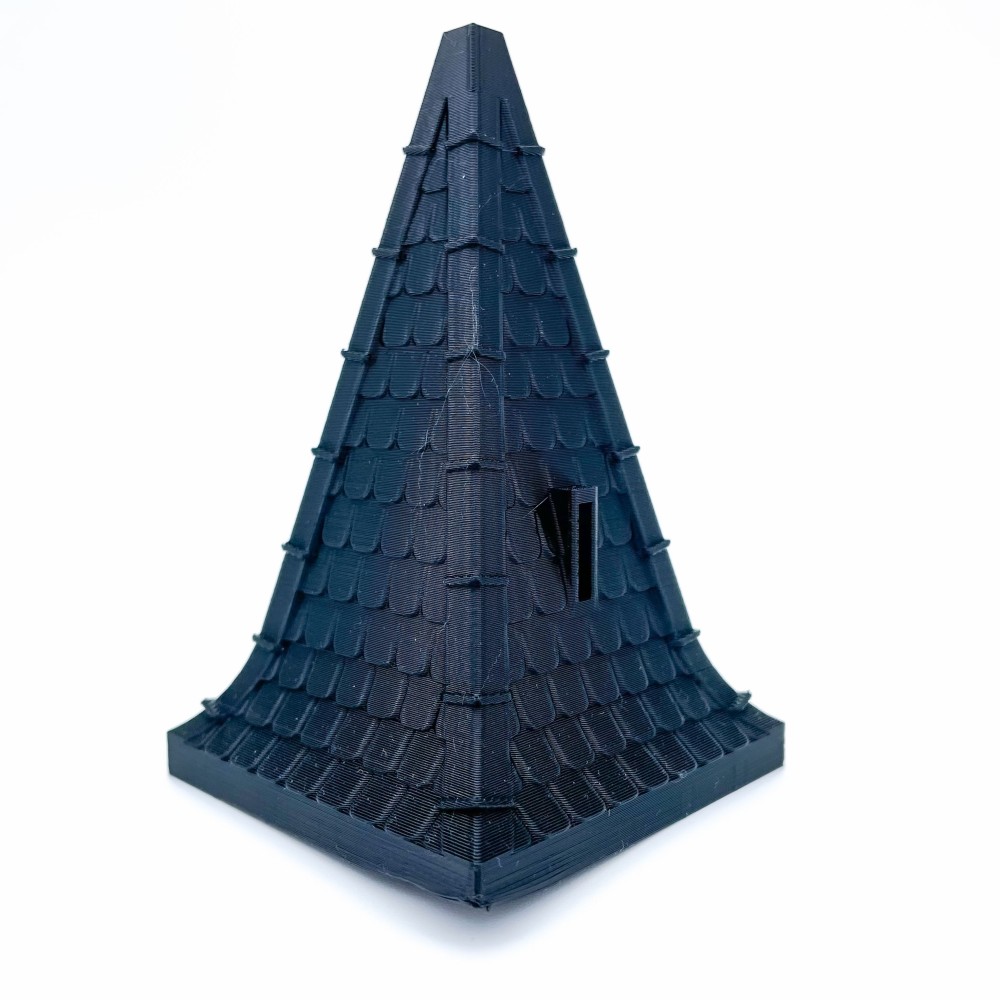 Pyramidal roof with window | Design and build unlimited buildings