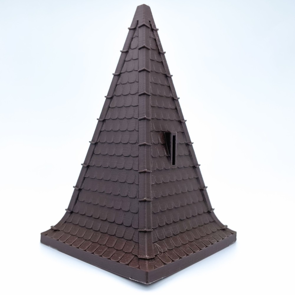 Toit pyramidal avec fenêtre | Concevoir et construire des bâtiments illimités