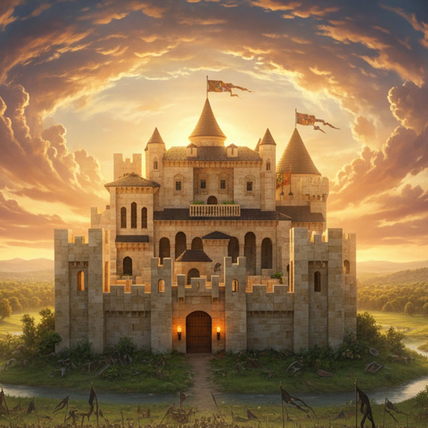 El Gran Alcázar | Set de Construcción NG Castillos