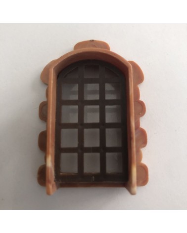 Porta marrone chiaro di linee