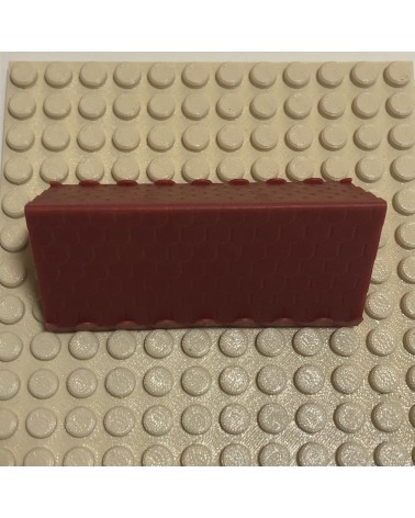 Toit 4x8 à deux eaux de PDJ rouge