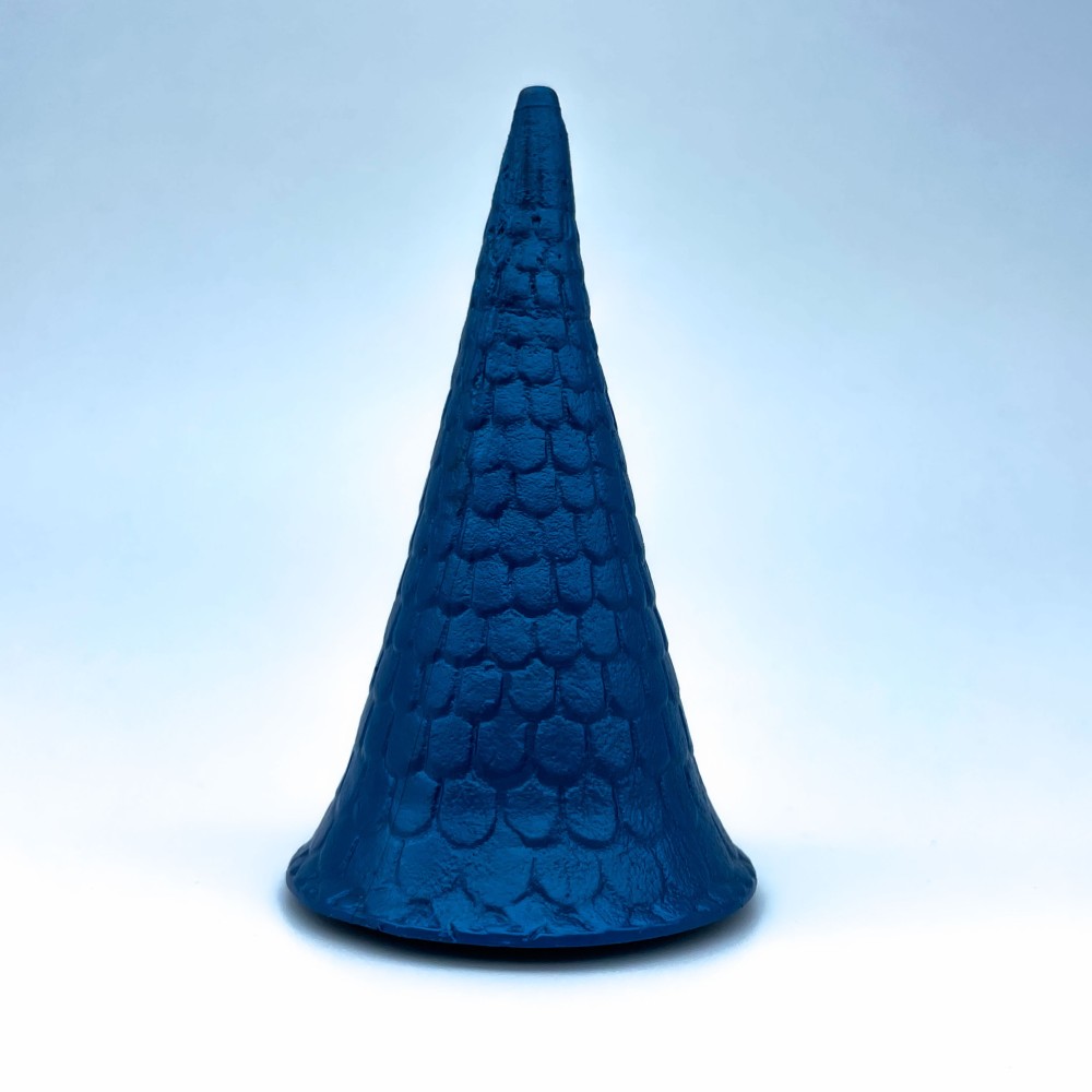 Toit de 3 points allongés bleu doré de lignes