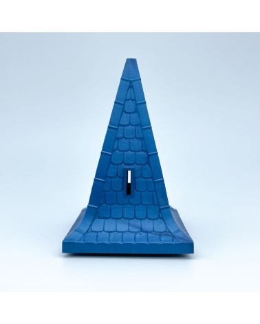 Il tetto di 5 punti ha allungato blu dorato delle linee