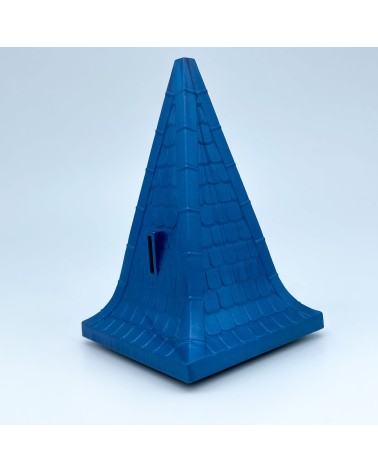 Roof of 5 points elongated blue Golden of Lines