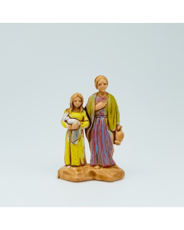 Figura Donna con bambina Miniatura per diorama
