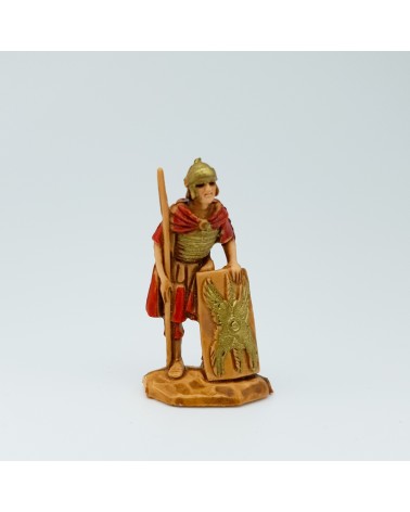 Roman Soldier Figure with Miniature Darama Shield