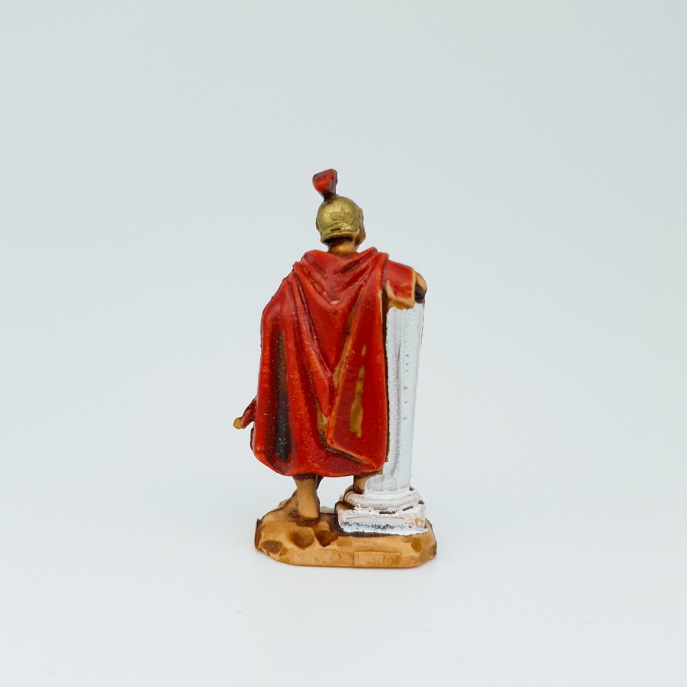 Figur römischer Soldat auf Säule lehnend Miniatur für Diorama