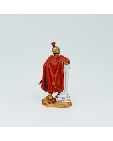 Figur römischer Soldat auf Säule lehnend Miniatur für Diorama
