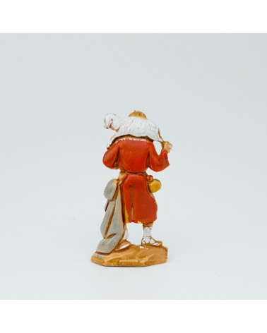 Figura pastore con agnello Miniatura per diorama