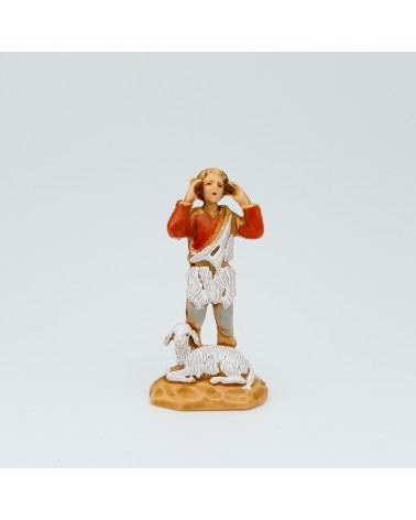 Figura pastorale con pecore Miniatura per diorama